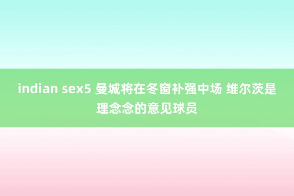 indian sex5 曼城将在冬窗补强中场 维尔茨是理念念的意见球员