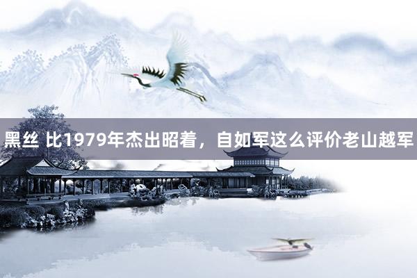 黑丝 比1979年杰出昭着，自如军这么评价老山越军