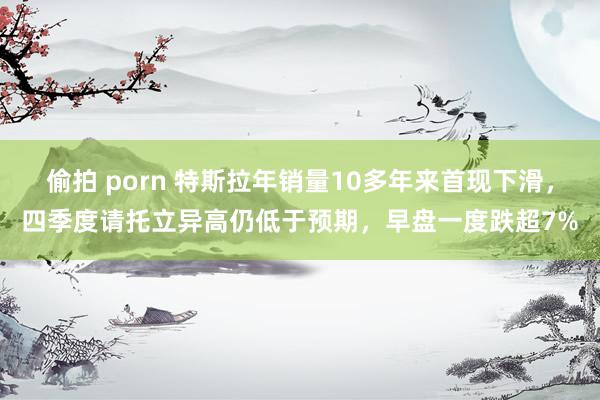 偷拍 porn 特斯拉年销量10多年来首现下滑，四季度请托立异高仍低于预期，早盘一度跌超7%