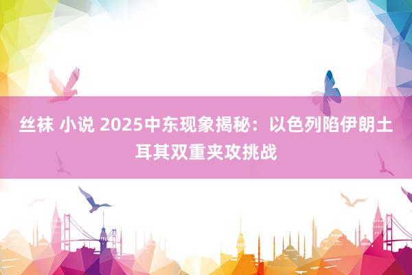 丝袜 小说 2025中东现象揭秘：以色列陷伊朗土耳其双重夹攻挑战