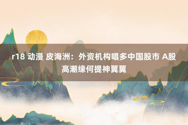 r18 动漫 皮海洲：外资机构唱多中国股市 A股高潮缘何提神翼翼