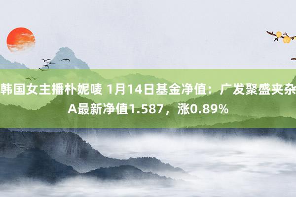 韩国女主播朴妮唛 1月14日基金净值：广发聚盛夹杂A最新净值1.587，涨0.89%